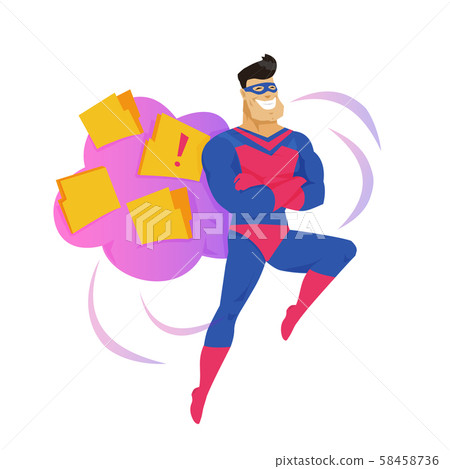 Secure cloud storage metaphor flat vector illustration Secure cloud storage metaphor flat vector illustration 58458736