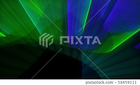Laser Show Abstraction With Bright Colors 3d Stock Illustration