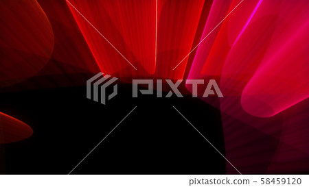 Laser show abstraction with bright colors, 3d rendering computer generated background 58459120