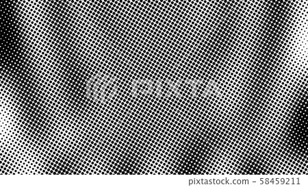 Half tone of many dots, computer generated abstract background, 3D render backdrop with optical 58459211