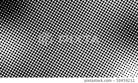 Half tone of many dots, computer generated abstract background, 3D render backdrop with optical 58459212