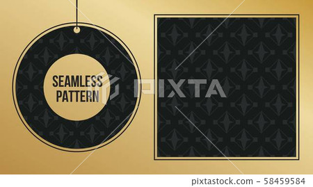 Abstract concept vector monochrome geometric pattern. Dark blue, gold minimal background. Creative Abstract concept vector monochrome geometric pattern. Dark blue, gold minimal background. Creative 58459584