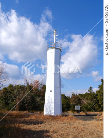 Daimedoshima (Tsubasa) "Dame Hima Lighthouse in the" Important Traditional Building Group Conservation Area " 58459726