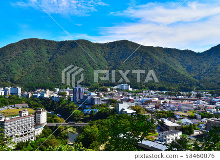 Kinugawa Onsen as seen from Mt. 58460076