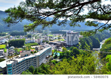 Kinugawa Onsen as seen from Mt. 58460078
