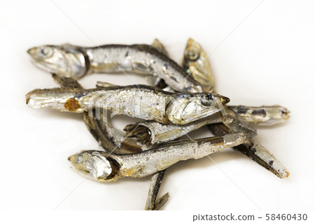 Several dried anchovies Several dried anchovies 58460430