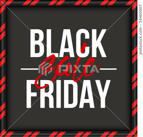 Abstract vector black friday sale layout background. For art template design, list, page, mockup 58460907