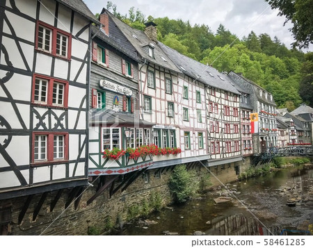 German half-timbered house German half-timbered house 58461285