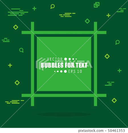 Abstract concept vector empty speech square... - Stock Illustration ...