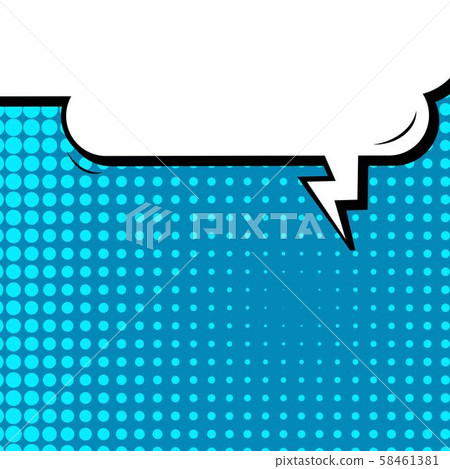 Abstract creative concept vector comic pop art style blank, layout template with clouds beams and 58461381