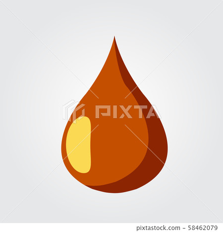 A drop of oil logo. 58462079