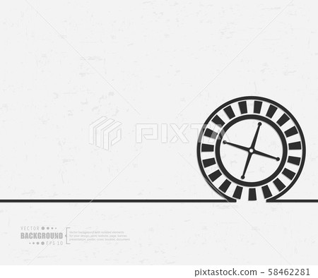Single continuous one line art background illustration. 58462281