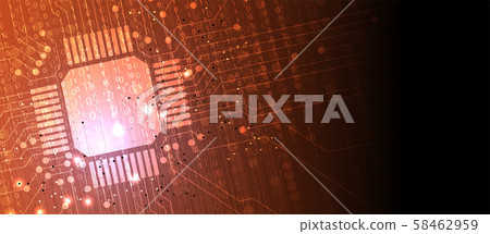 Abstract circuit board futuristic technology Abstract circuit board futuristic technology 58462959