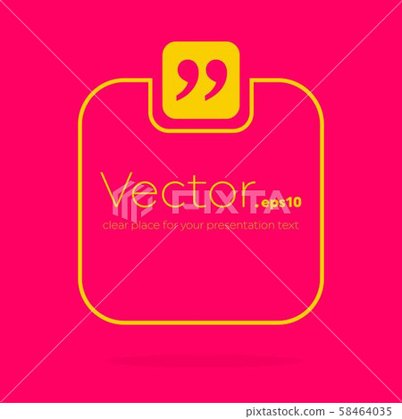 Abstract concept vector empty speech square... - Stock Illustration ...