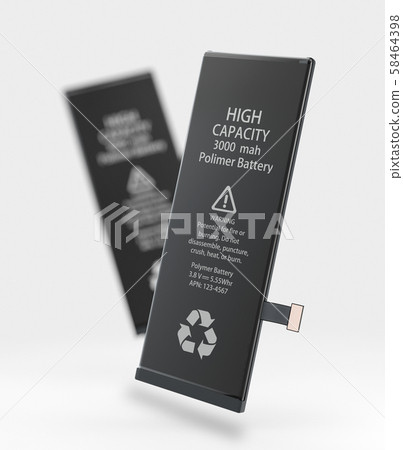 3d Illustration of Rechargeable cell phone 58464398