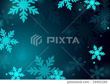 Winter snowflakes background. Blue  58465266