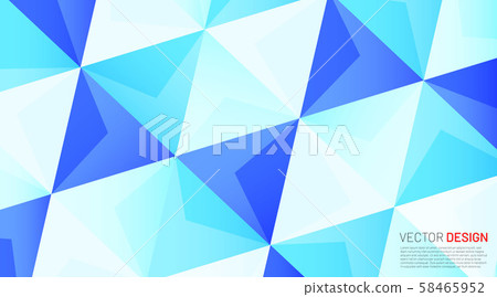 Geometric triangle vector background  58465952