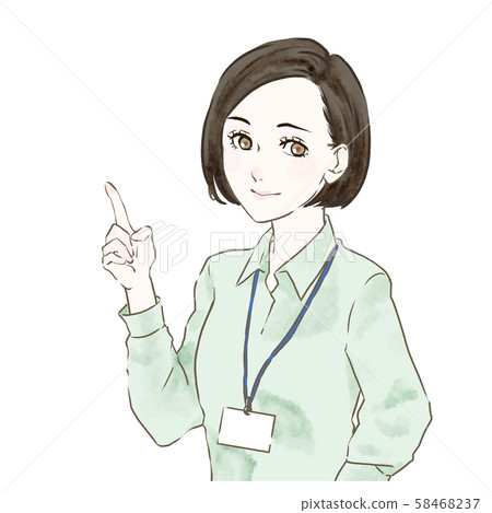 Business woman pointing Business woman pointing 58468237