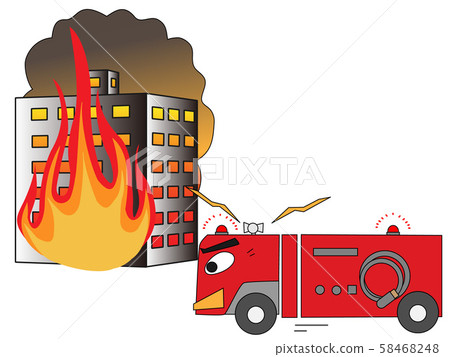 Fire fighting activities by fire engines in building fires Fire fighting activities by fire engines in building fires 58468248