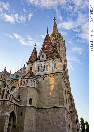 Budapest, Hungary The Matthias Church in the Asahi 58469084