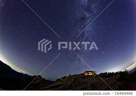 Northern Alps · Mt. Mt. and Northern Starry Sky 58469466