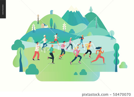 Marathon race group Marathon race group 58470070