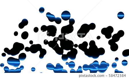 CG激光在液體上反射的激光束 58472384