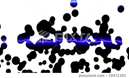 CG激光在液體上反射的激光束 58472385