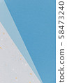 背景圖像・藍色和紙3張・ 3 58473240