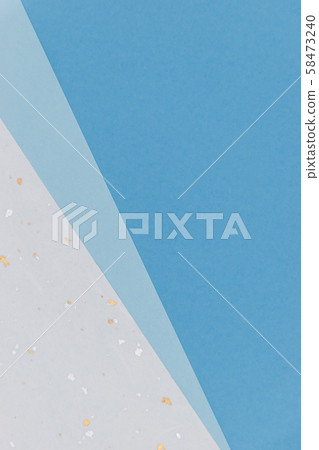 背景圖像・藍色和紙3張・ 3 58473240