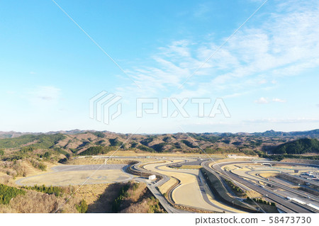 雙環茂木賽道的鳥瞰圖 58473730