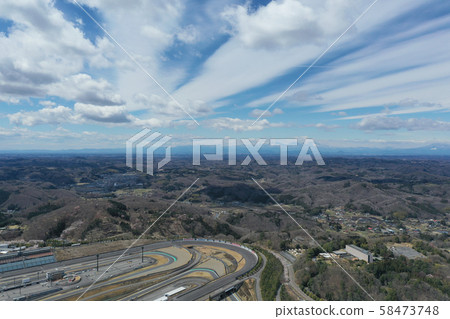 Aerial view of Twin Ring Motegi Circuit Aerial view of Twin Ring Motegi Circuit 58473748