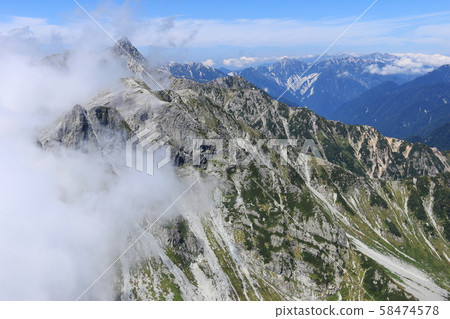 Northern Alps, view from the top of Mt. Northern Alps, view from the top of Mt. 58474578