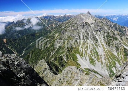 Northern Alps, view from the top of Mt. Northern Alps, view from the top of Mt. 58474583