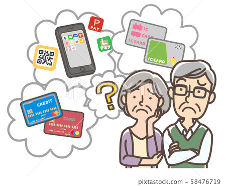 不確定無現金的老人 不確定無現金的老人 58476719