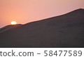 Sunset in the Namib desert 58477589