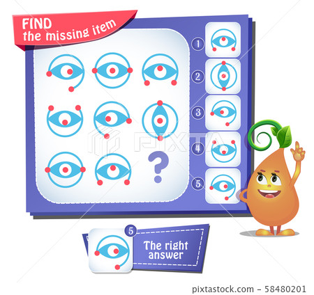 game missing item adult riddle - Stock Illustration [58480201] - PIXTA