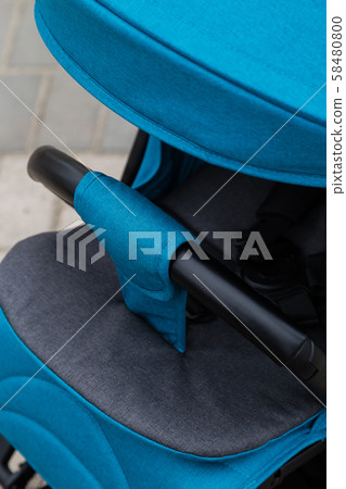 Original baby stroller, close-up details. New 58480800