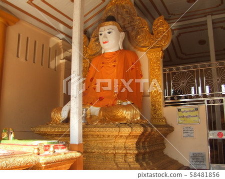 Myanmar Yangon Pagoda Buddha Statue 58481856
