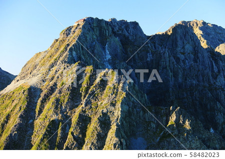 北阿爾卑斯山，Hoho高山脈從南嶽d子鼻子大基利縱向 58482023