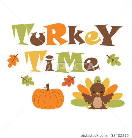 illustration of cartoon turkey 58482215