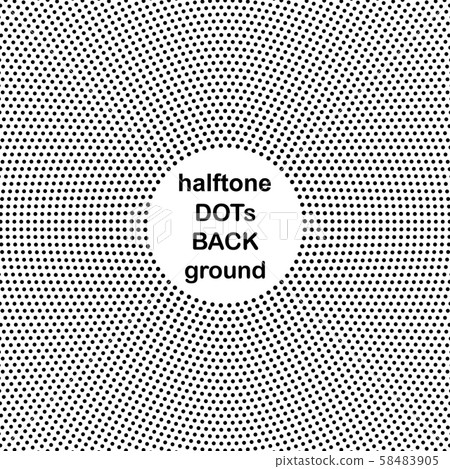 Halftone circle frame, abstract dots logo emblem Halftone circle frame, abstract dots logo emblem 58483905