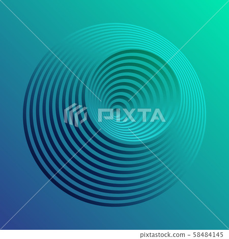 circles with gradient in blue and green colors as circles with gradient in blue and green colors as 58484145
