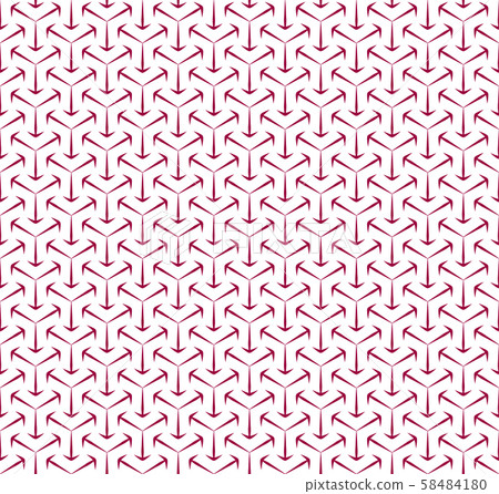 seamless hexagonal abstract background with arrows 58484180