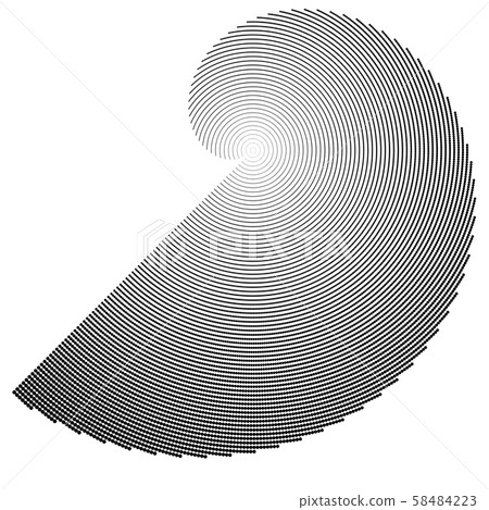 Halftone circle frame, abstract dots logo emblem Halftone circle frame, abstract dots logo emblem 58484223