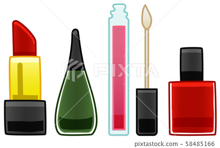 nail polish and lipstick set