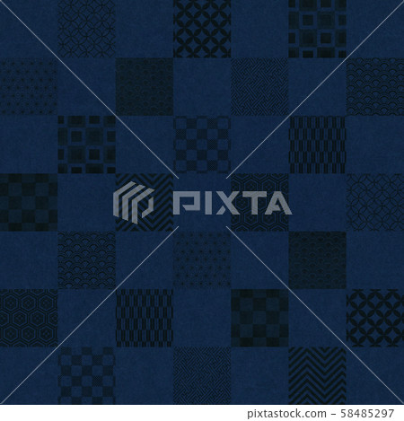 Background-Japanese-Japanese-style-Japanese-pattern-Japanese-paper-navy-pattern-checkered-pattern 58485297