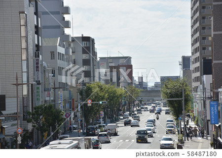 [大阪府]高atsu市區的城市風光 58487180