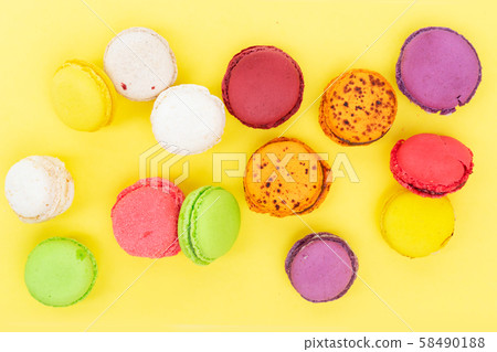 Fresh macaroon confection Fresh macaroon confection 58490188
