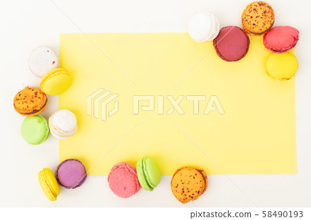 Fresh macaroon confection Fresh macaroon confection 58490193